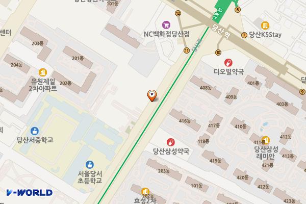 당산고가밑 위치 지도 — 서울특별시 영등포구 당산동5가 9-15