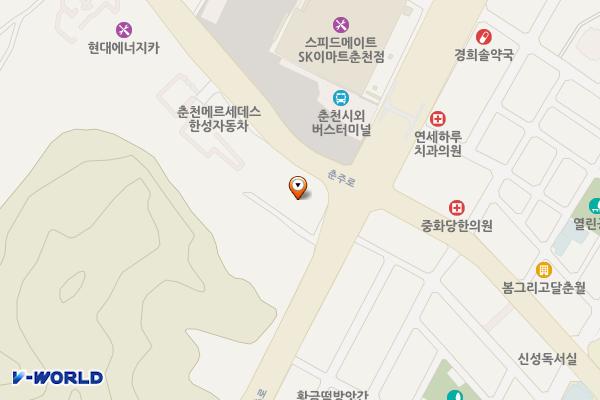 삼성전자 춘천센터 위치 지도 — 강원특별자치도 춘천시 경춘로 2333