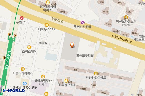 당산노외 위치 지도 — 서울특별시 영등포구 당산동3가 2-1