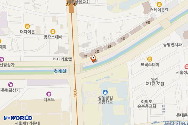 청계7 위치 지도 — 서울특별시 종로구 창신동 436-87