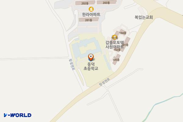 동덕초등학교 위치 지도 — 충청남도 아산시 탕정면 탕정면로 381
