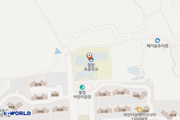 월랑초등학교 위치 지도 — 충청남도 아산시 음봉면 음봉로 515-50