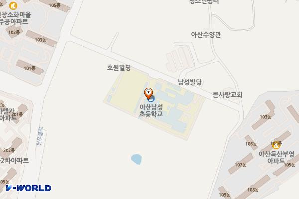 남성초등학교 위치 지도 — 충청남도 아산시 신창면 남성길 152-64