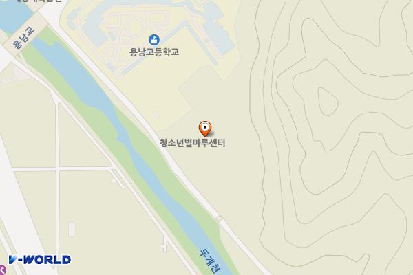 계룡시 청소년수련관 위치 지도 — 충청남도 계룡시 신도안면 송정길 174