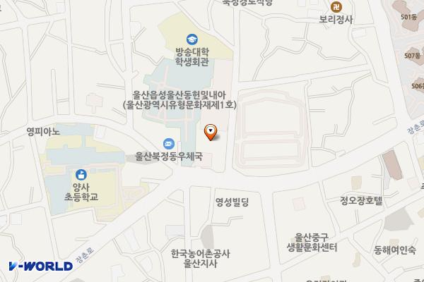 울산시립미술관 위치 지도 — 울산광역시 중구 미술관길 72