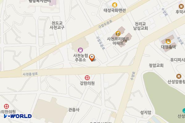 사천농협 위치 지도 — 경상남도 사천시 사천읍 사천읍성로 51