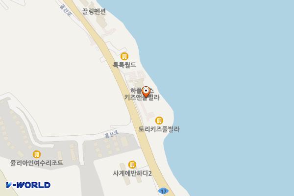하 플러스(리치플로리다) 위치 지도 — 전남광주통합특별시 여수시 돌산읍 돌산로 3072