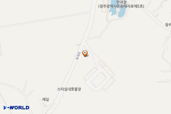 에덴태양광 발전소 위치 지도 — 전남광주통합특별시 서구 눌재로 474