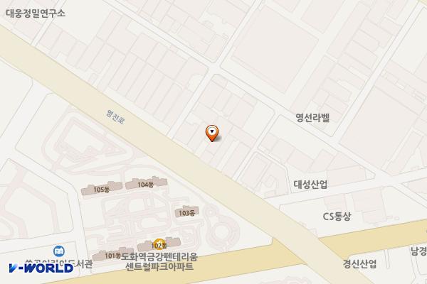 씨어스생산테스트 위치 지도 — 인천광역시 미추홀구 염전로 191