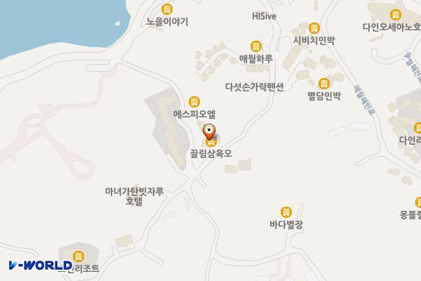 끌림365 위치 지도 — 제주특별자치도 제주시 애월읍 고내로13길 83