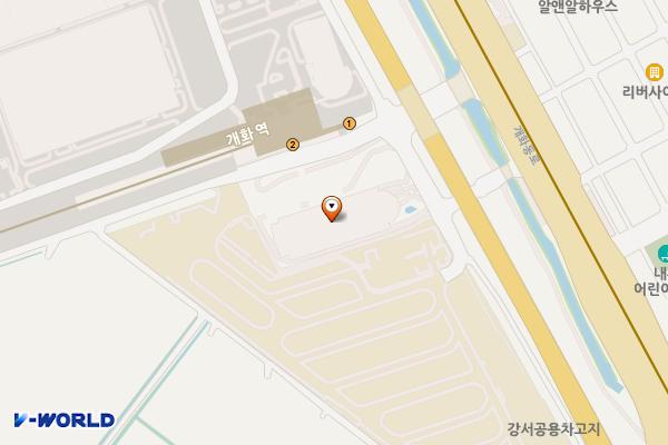개화역 위치 지도 — 서울특별시 강서구 개화동 664