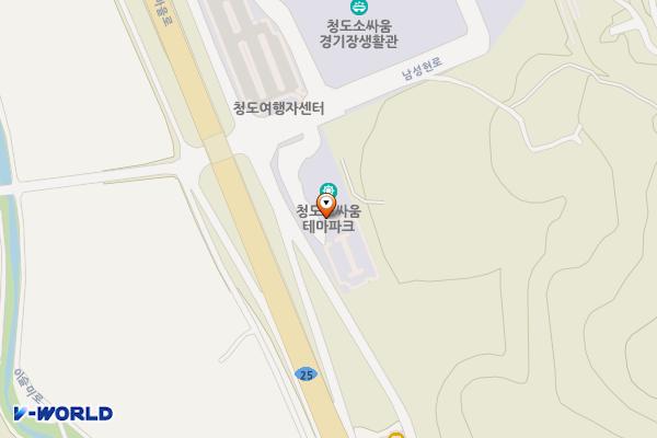 청도소싸움테마파크 위치 지도 — 경상북도 청도군 화양읍 남성현로 346