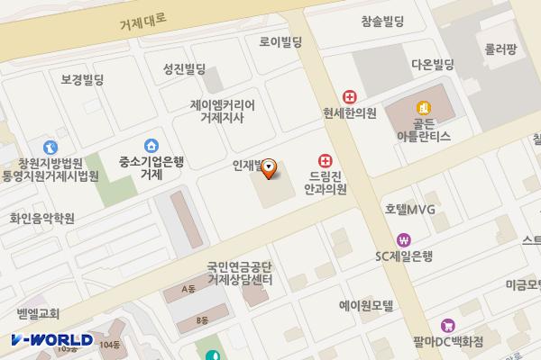 GS수퍼마켓 거제신현점 위치 지도 — 경상남도 거제시 서문로 51