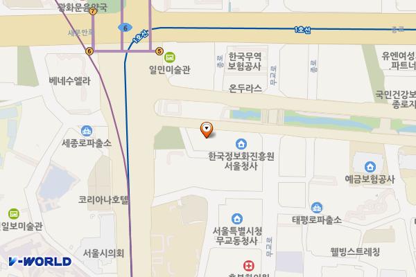 서울도시기반시설본부 위치 지도 — 서울특별시 중구 청계천로 8