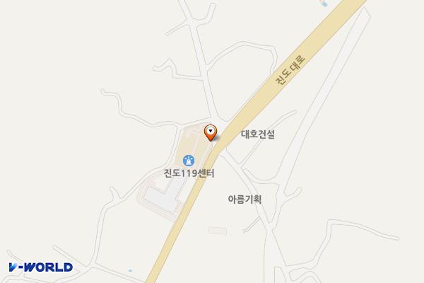 해남소방서 진도119안전센터 위치 지도 — 전남광주통합특별시 진도군 진도읍 진도대로 6945