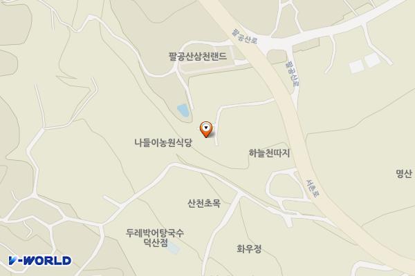 트리팜 위치 지도 — 대구광역시 동구 서촌로 133-12