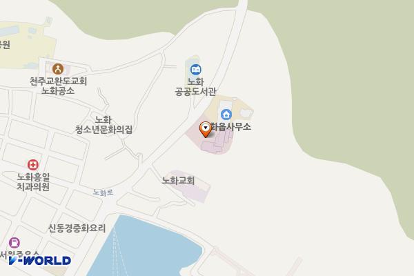 완도군청 노화읍사무소 위치 지도 — 전남광주통합특별시 완도군 노화읍 노화로 813