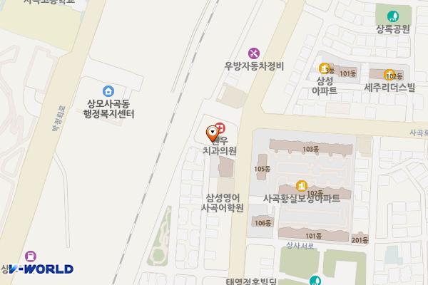 현대블루핸즈 사곡점 위치 지도 — 경상북도 구미시 상모로1길 68-1