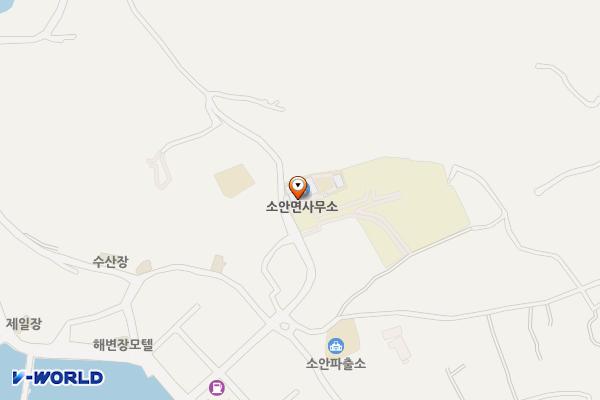완도군청 소안면사무소 위치 지도 — 전남광주통합특별시 완도군 소안면 비자2길 38-3