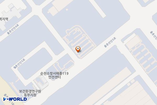 율촌자유무역지역 관리원 위치 지도 — 전남광주통합특별시 순천시 해룡면 율촌산단4로 26-253
