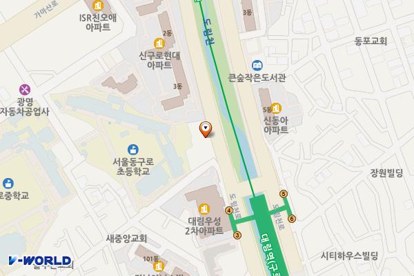 대림역2 위치 지도 — 서울특별시 구로구 구로동 73-9