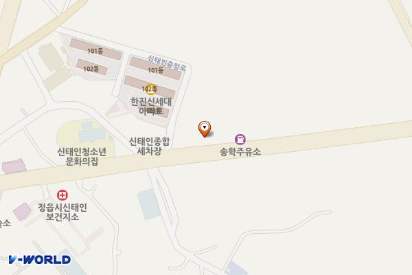 현대블루핸즈 신태인점 위치 지도 — 전북특별자치도 정읍시 신태인읍 신태인중앙로 61