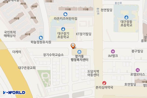 대구시_장기공영주차장 위치 지도 — 대구광역시 달서구 장기동 817-1