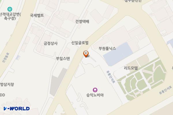 대구시_대구유통단지 전자관 위치 지도 — 대구광역시 북구 유통단지로 45