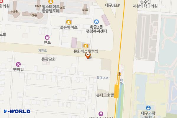 대구시_KS택시주식회사 위치 지도 — 대구광역시 수성구 희망로 226
