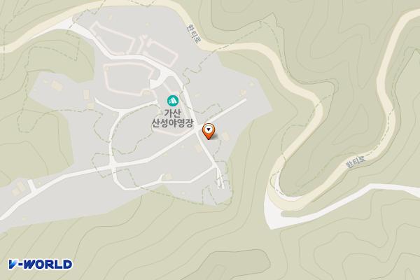 경북 팔공산도립공원 사무소 위치 지도 — 경상북도 칠곡군 동명면 한티로 1034