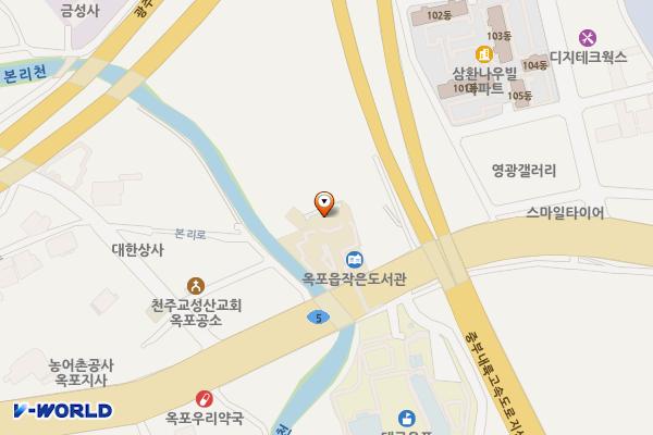 대구시_옥포읍 행정복지센터 위치 지도 — 대구광역시 달성군 옥포읍 비슬로 2215