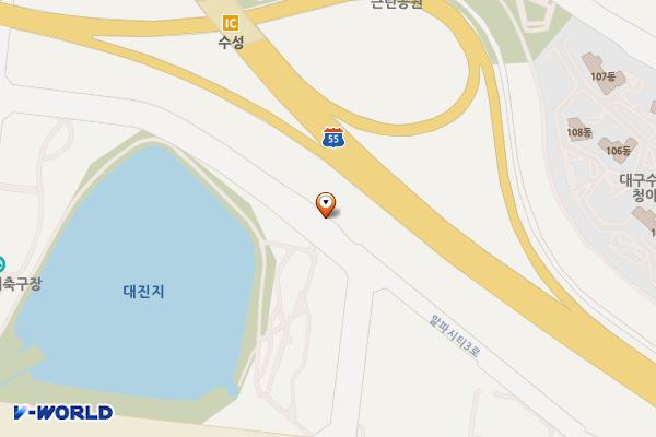 대구시_수성의료지구 위치 지도 — 대구광역시 수성구 알파시티1로 83