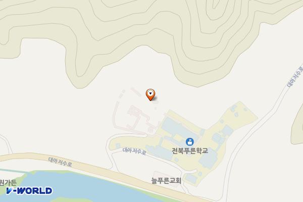 사회복지법인국제원 위치 지도 — 전북특별자치도 완주군 고산면 대아저수로 157-5