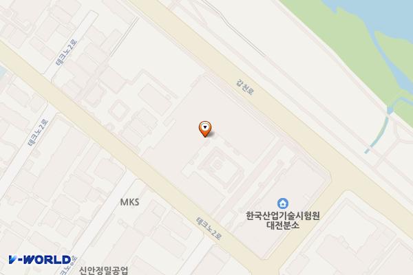 미건테크노월드(2차) 위치 지도 — 대전광역시 유성구 테크노2로 187