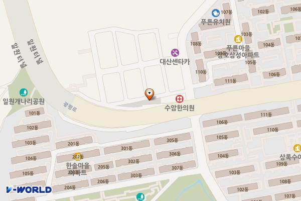 일원터널 위치 지도 — 서울특별시 강남구 일원동 722-2