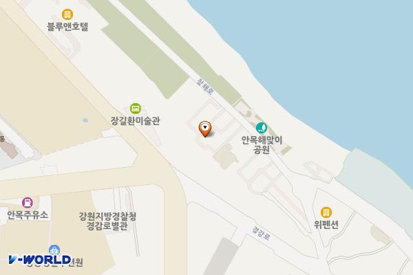 포르쉐 데스티네이션 안목물회횟집 위치 지도 — 강원특별자치도 강릉시 창해로 27