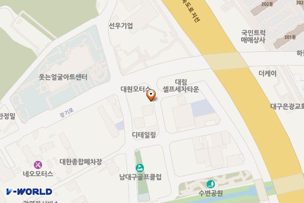 JD모터스 대구성서 위치 지도 — 대구광역시 달서구 장기로65길 4