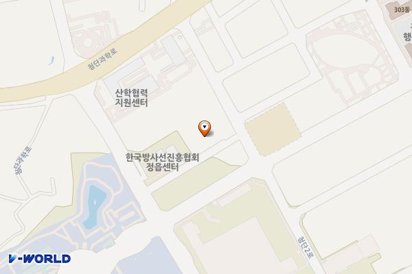 (사)한국방사선진흥협회 위치 지도 — 전북특별자치도 정읍시 첨단로 17