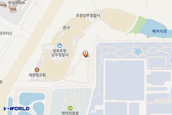 육일교통(주) 위치 지도 — 경상북도 포항시 남구 연일로 55-1