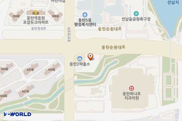 아우디_동탄 전시장(위본모터스) 위치 지도 — 경기도 화성시 동탄순환대로 763