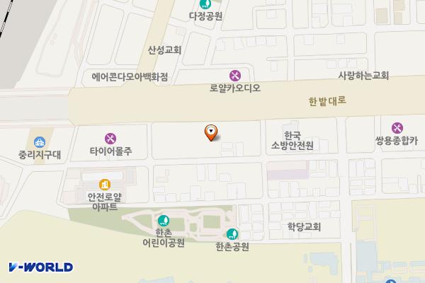 아우디_대전 전시장(고진모터스) 위치 지도 — 대전광역시 대덕구 한밭대로 1108