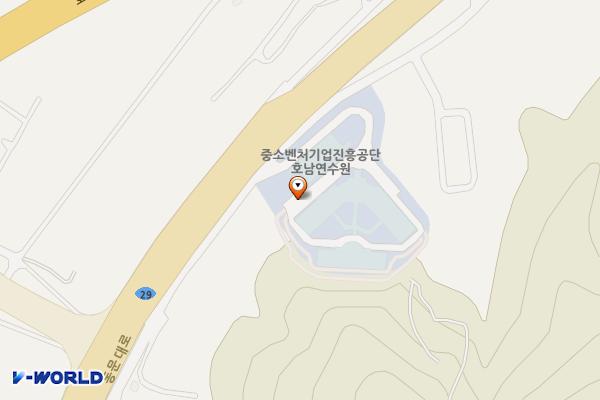 중소벤처기업진흥공단 위치 지도 — 전남광주통합특별시 북구 동문대로456번길 40
