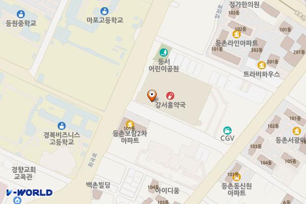 홈플러스 강서점(본사) 위치 지도 — 서울특별시 강서구 화곡로 398
