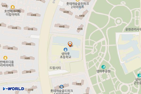 샘마루초등학교 위치 지도 — 강원특별자치도 원주시 지정면 신지정로 264