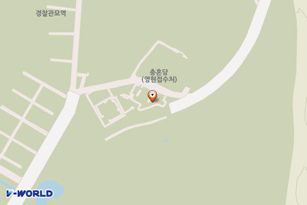 국립대전현충원 충혼당 위치 지도 — 대전광역시 유성구 현충원로 251