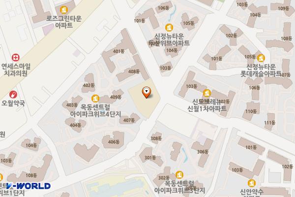 신월6동복합청사 지하1층 위치 지도 — 서울특별시 양천구 남부순환로83길 53