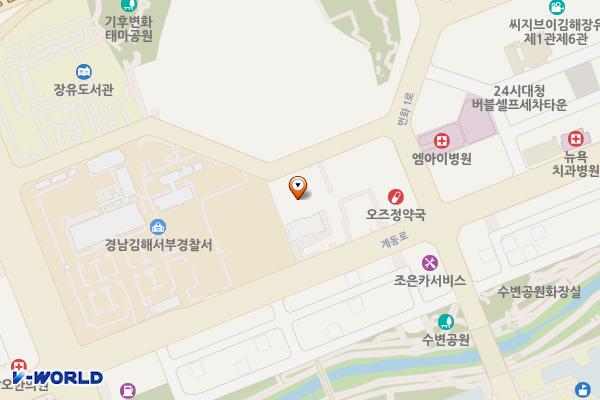 서부장애인복지센터 위치 지도 — 경상남도 김해시 대청로176번길 30