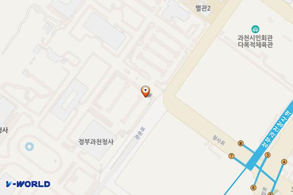 행정안전부 정부청사관리본부 과천청사관리소 위치 지도 — 경기도 과천시 관문로 47