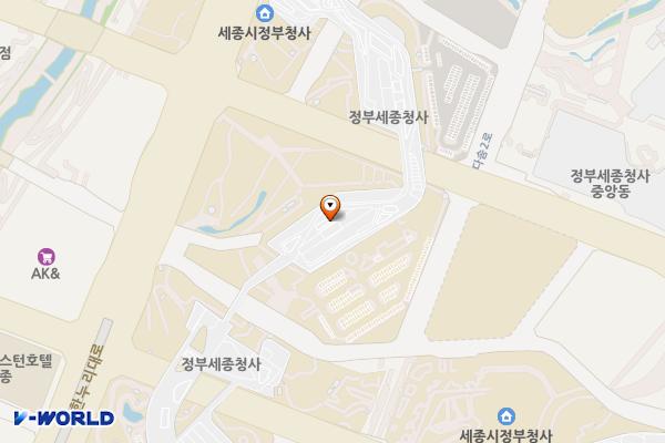 행정안전부 정부청사관리본부 세종청사 11동 위치 지도 — 세종특별자치시 한누리대로 422