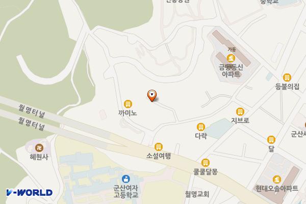 말랭이마을 위치 지도 — 전북특별자치도 군산시 절골길 8